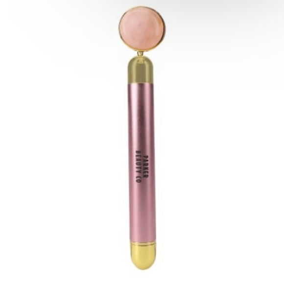 NIB! Rose Quartz Crystal Vibrating Facial Massager - Picture 3 of 4